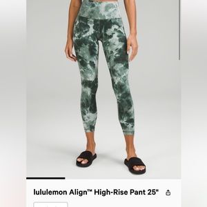 Align leggings, size 6, 25” length